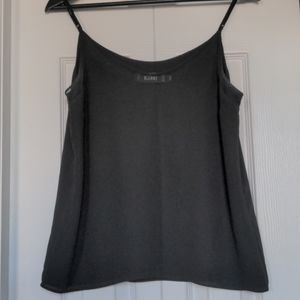 Black chiffon tank top